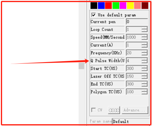 How to adjust the parameters o