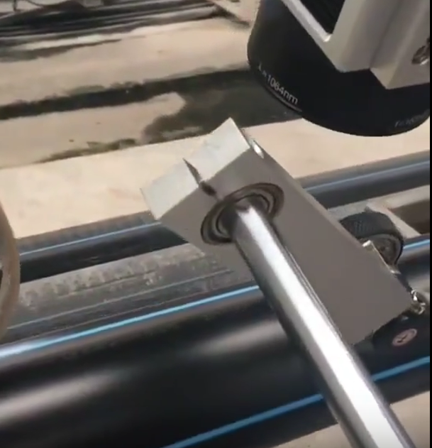 PVC water pipe laser coding machine